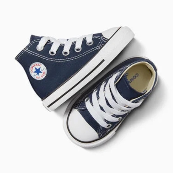 Converse Other - NEW Toddler Navy High Top Converse Size 7
